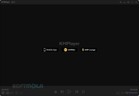 kmplayer main screen screenshot with media library view